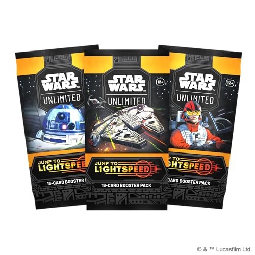 Star Wars: Unlimited TCG Jump to Lightspeed Booster Display (Set of 24 Booster Packs) - Trading Card Game for Kids & Adults, Ages 12+, 2+ Players, 20 