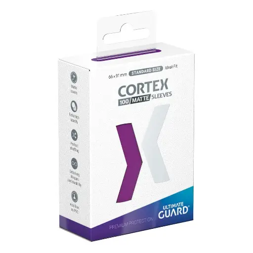 [UGD011161] Cortex Matte Sleeves Purple (100)